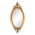 Antique Louis XVI Style Oval Gilt Wood Wall Mirror For Sale