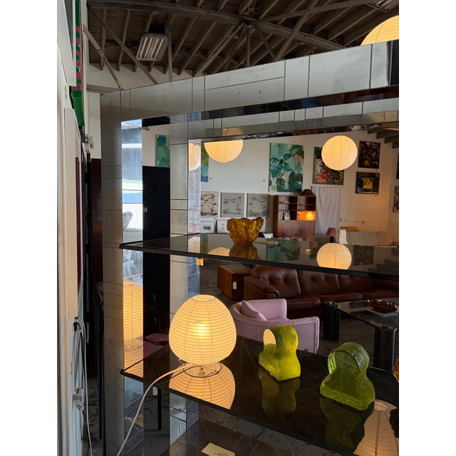 1970s Paul Evans Style Patchwork Chrome and Glass Etagere for Directional Furniture, Attributed For Sale In Nashville - Image 6 of 12