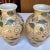 Vintage Matching Floral Bird Vases- a Pair For Sale - Image 9 of 12