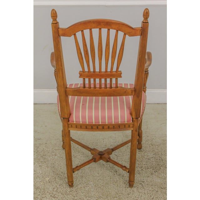 Stickley Set of 8 Stickley Wheat Sheaf Style Dining Room Chairs For Sale - Image 4 of 13