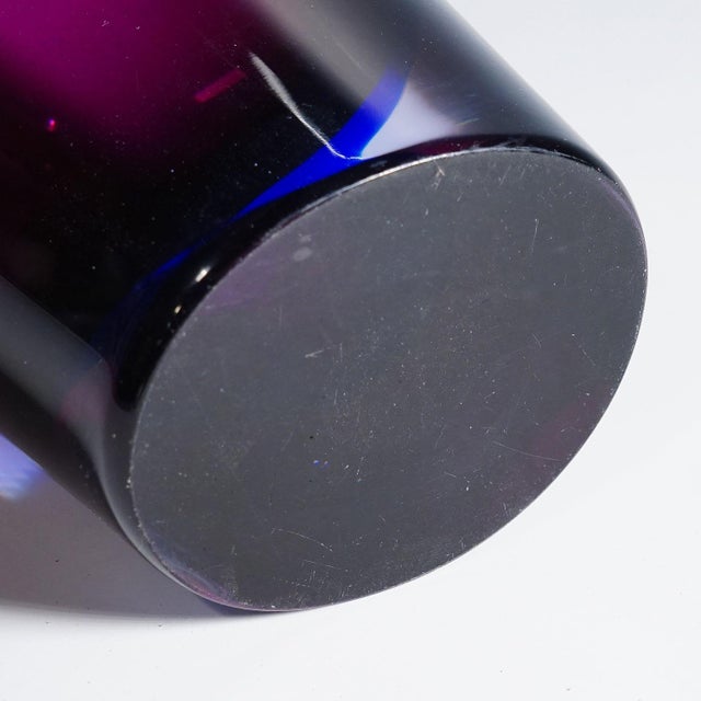 Rare Art Glass Vase by Flavio Poli for Seguso Vetri d'Arte For Sale - Image 9 of 9