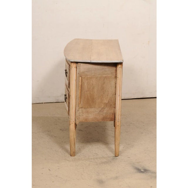 Italian Bow-Front Carved-Wood Chest, 19th Century For Sale - Image 4 of 11