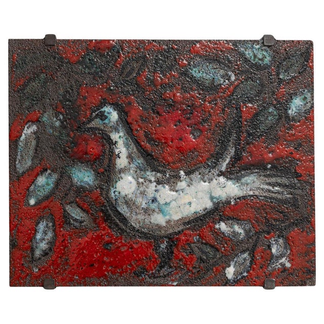 20th Century Belgian Concrete Wall Art Of Bird For Sale - Image 15 of 18