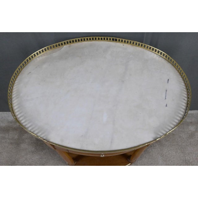 Louis XVI Style Mahogany Coffee Table, Late 19th Century For Sale - Image 9 of 18
