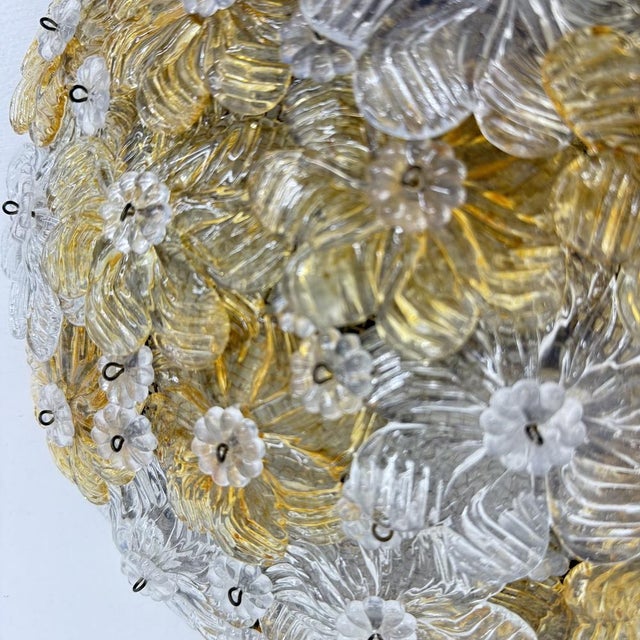 Wall Sconce in Glass and Metal from Barovier & Toso, Italy, 1970s For Sale - Image 17 of 18