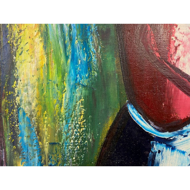 Oil painting On canvas Gold Frame Mid to late 20th century