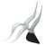 White Soaring Birds Sculpture Licio Zanetti Murano Glass For Sale - Image 8 of 11
