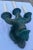 Metal Pair of American Empire Trident Castle Sconces in Patinated Bronze For Sale - Image 7 of 13
