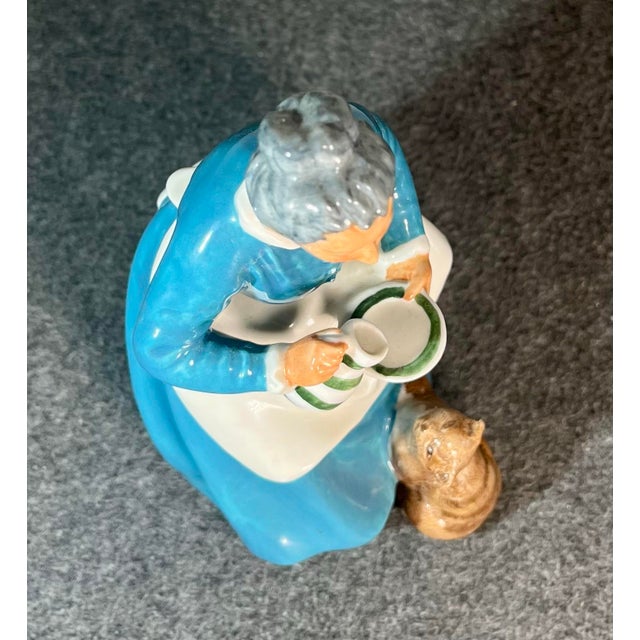 Ceramic 1950s Royal Doulton England “The Favourite” Figurine For Sale - Image 7 of 9