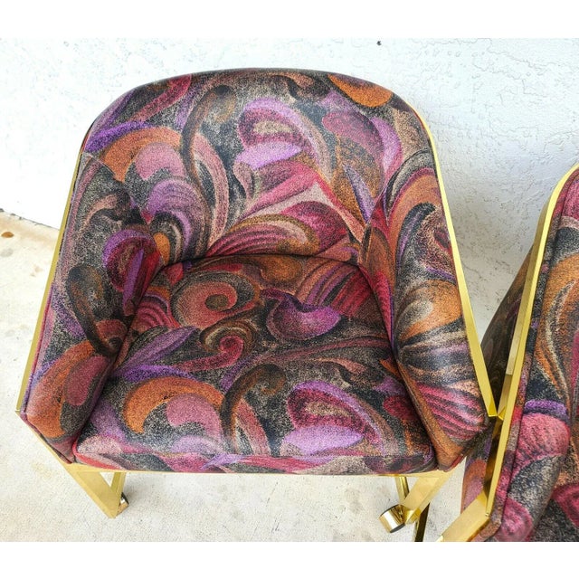 Offering One Of Our Recent Palm Beach Estate Fine Furniture Acquisitions Of A Set of 4 Milo Baughman for Design Institute...