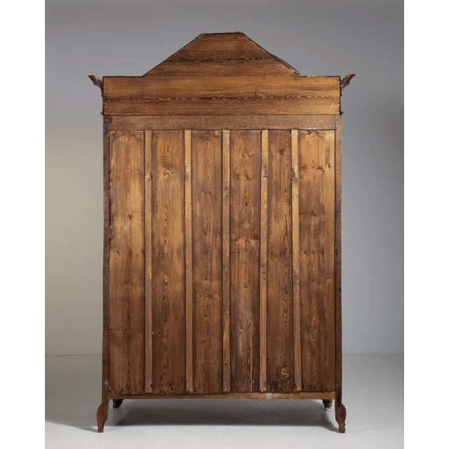 Louis XV Oak Wardrobe, Rococo Style, France, Early 19th Century For Sale - Image 15 of 15