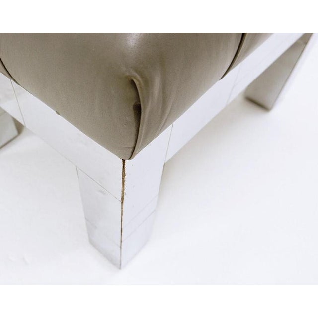 Cityscape Series Vanity Stool from Paul Evans, 1970s For Sale - Image 7 of 11