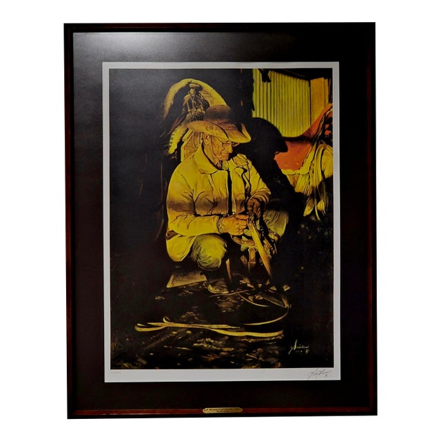 1970s "A Remnant of Another Time" Lithograph. Signed and Numbered by Gordon E. Snidow. Limited Edition., Framed For Sale