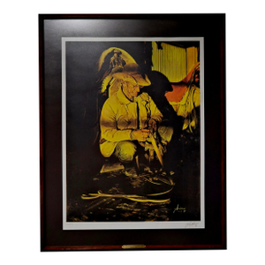 1970s "A Remnant of Another Time" Lithograph. Signed and Numbered by Gordon E. Snidow. Limited Edition., Framed