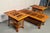 Mid 20th Century Rattan Table Set of 3 For Sale - Image 10 of 13