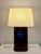 Metal Thomasville Contemporary Bronze Table Lamps With Linen Shades - a Pair For Sale - Image 7 of 9