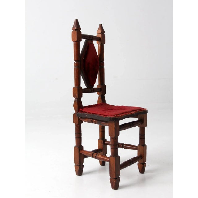 Mid Century Mexican Hacienda Children's Chair For Sale - Image 10 of 11