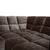 Modern Fabric Velour Grey Oyster Mushroom Ocean 7 Corner Sofa from Bretz For Sale - Image 3 of 14