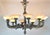 Alabaster Chandelier 10-Light Solid Bronze 40" W For Sale - Image 11 of 11