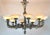 Large Spanish Alabaster Globe Chandelier 10-Light Solid Bronze 40" W For Sale - Image 11 of 11