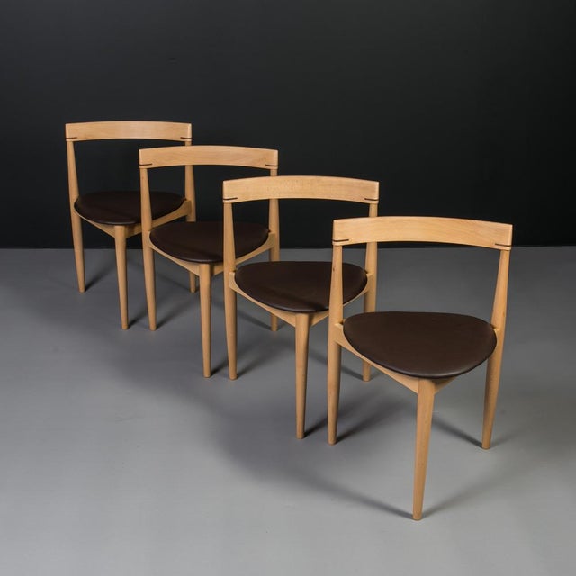 Dining Set in the Manner of Hans Olsen, Danish Design, 1950s, Set of 5 For Sale - Image 9 of 17
