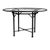 Brown Jordan Venetian 48" Round Dining Table in Black Jade For Sale