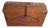 Vintage Trunk in Poplar Wood, 1940s For Sale