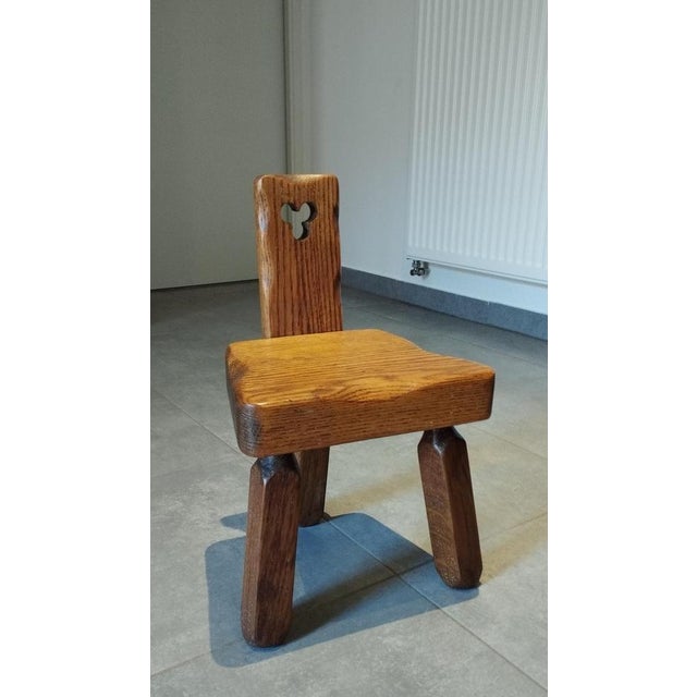 Vintage Scandinavian Tripod Chair, 1960s For Sale - Image 11 of 18