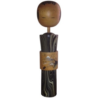 Vintage Kokeshi Doll - 23" For Sale
