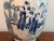 Blue and White Antique Chinese Porcelain Vase Made to Lamp For Sale - Image 4 of 12