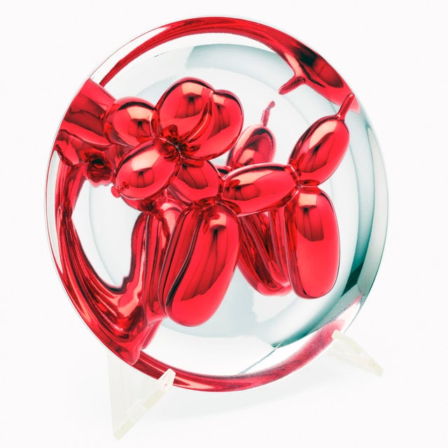 Porcelain sculpture with metallic finish. Printed with Jeff Koons' signature, title, date and edition number (2275/2300)...