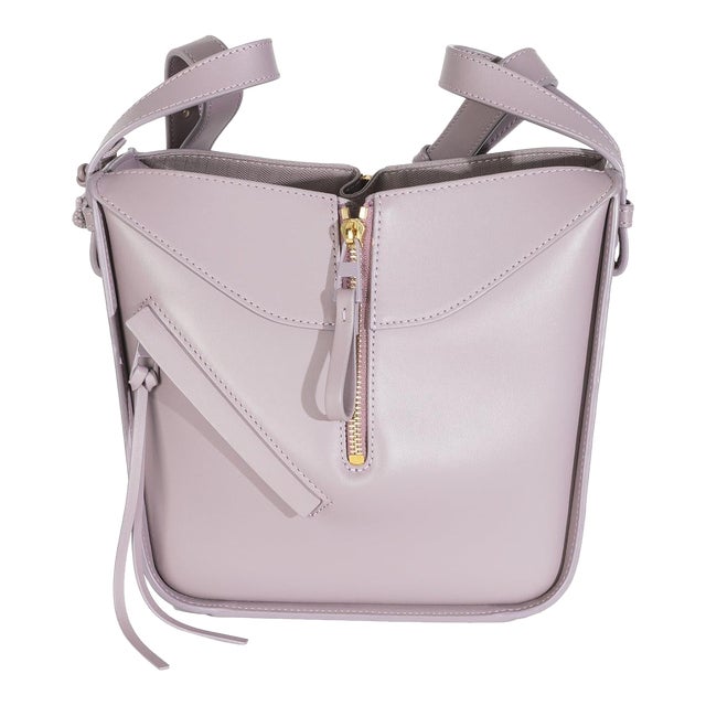 Purple Fog Calfskin Small Hammock Compact Shoulder Bag For Sale