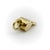 Modern Vintage 18k Gold Large Whistle Pendant Charm For Sale - Image 3 of 8