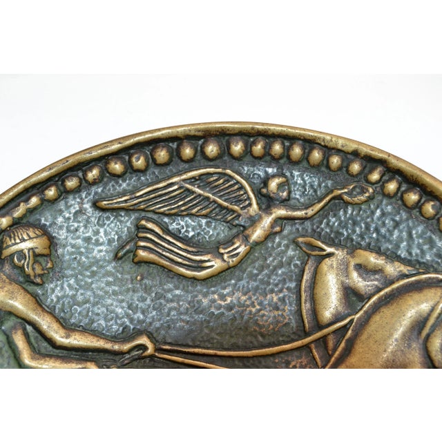 Original Max Le Verrier Art Deco Bronze Catchall, Bowl, Videpoche France 1930 For Sale In Miami - Image 6 of 13