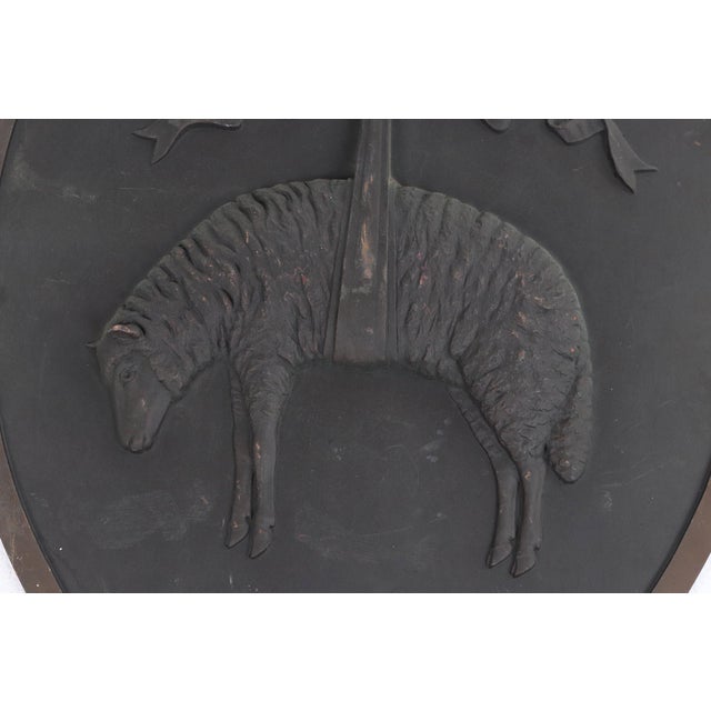 Traditional Mid 20th Century Brooks Brothers 5th Avenue Golden Fleece Logo Relief For Sale - Image 3 of 7