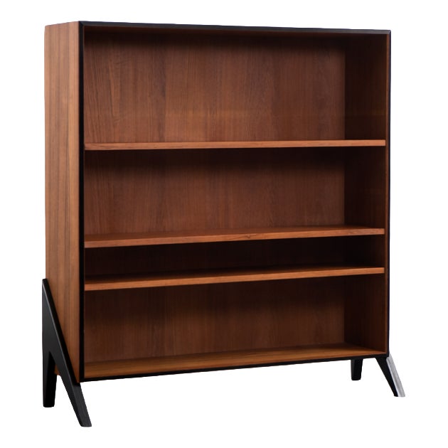 Mid-Century Scandinavian Modern Teak Bookcase, 1960s For Sale