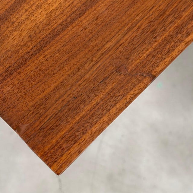 Model TL63 Dining Table in Walnut by Roberto Poggi for Poggi, Italy, 1960s For Sale - Image 18 of 18