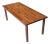 Long and Narrow Modern Minimalist Rosewood Dining Table For Sale