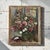 This antique floral still life by Henri Dufaux (1879–1980) presents a generous garden bouquet arranged in a simple green...