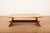 Coffee Table with Legs, Frame and Plate in Walnut in Boot Shape For Sale - Image 4 of 14