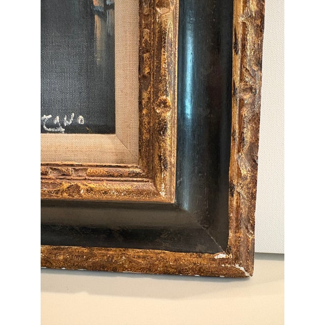 Mid 20th Century Framed Oil Painting by Spanish Artist Joe Luis Campuzano For Sale - Image 4 of 12