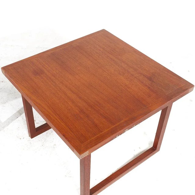 Rud Thygesen for Heltborg Møbler Mid Century Danish Teak Side Tables - Pair For Sale - Image 11 of 12