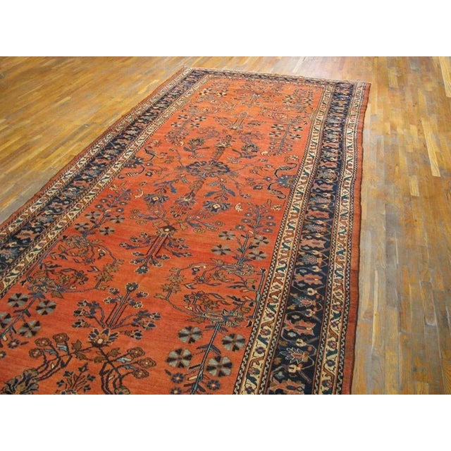 1920s Persian Malayer Carpet ( 7'2" x 16'6" - 218 x 513 ) For Sale - Image 4 of 5