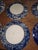 Vintage Collection of Bennington Blue Agate Cups and Saucers For Sale In San Antonio - Image 6 of 14