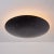 Two Enlighten Large Raul Reyes 'Rey 26' Perforated Dome Ceiling Lamp in Black For Sale - Image 4 of 12