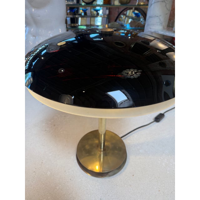 Italian 1950s Fontana Arte “Bis-Tris” Table Lamp For Sale - Image 3 of 13