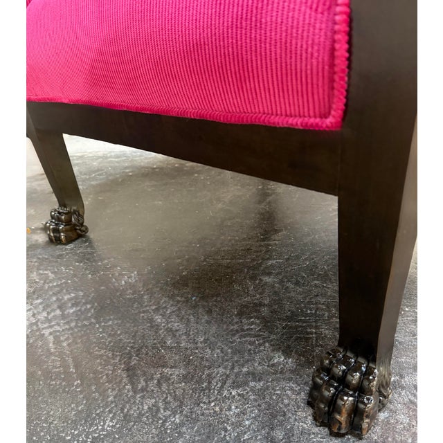 Antique Swedish Neoclassical Revival Lounge Armchair C. 1910 - Fully Restored For Sale - Image 10 of 10