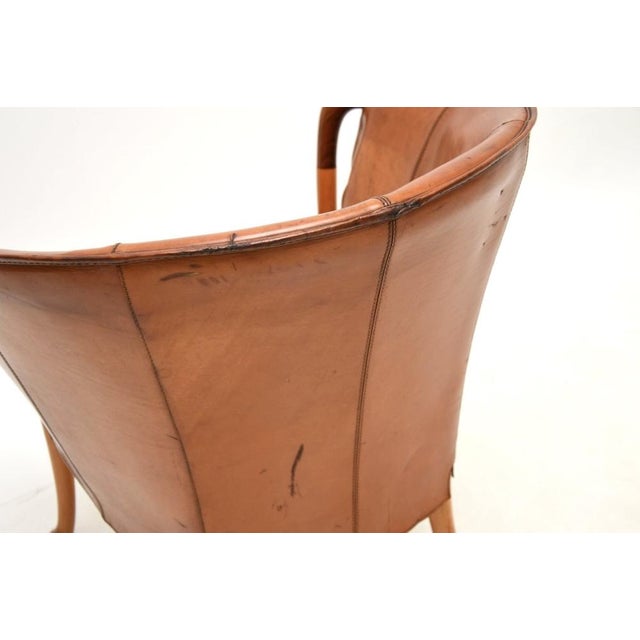 Vintage Italian Leather Armchair from Georgetti Progetti, 1980s For Sale - Image 13 of 14