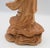 Vintage Guanyin the Bodhisattva of Compassion Hand Carved Wood Statue Figure For Sale - Image 4 of 10