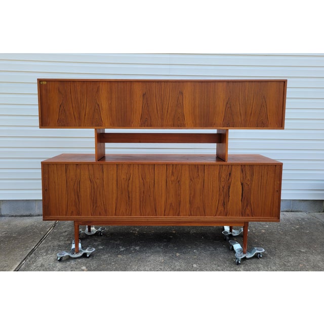 Mid-Century Modern 1960s Mid Century Danish Teak Credenza by Lovig For Sale - Image 3 of 12